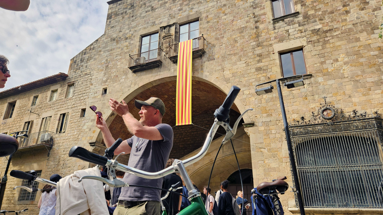 barcelona fiets merijn catalaanse0 vlag